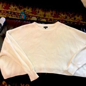 Over sized crop sweater